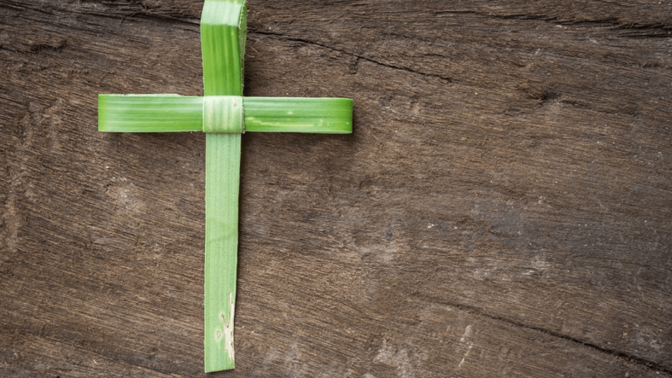 palm sunday cross