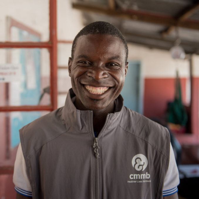 Community healthcare worker in Mwandi, Zambia in October 2019