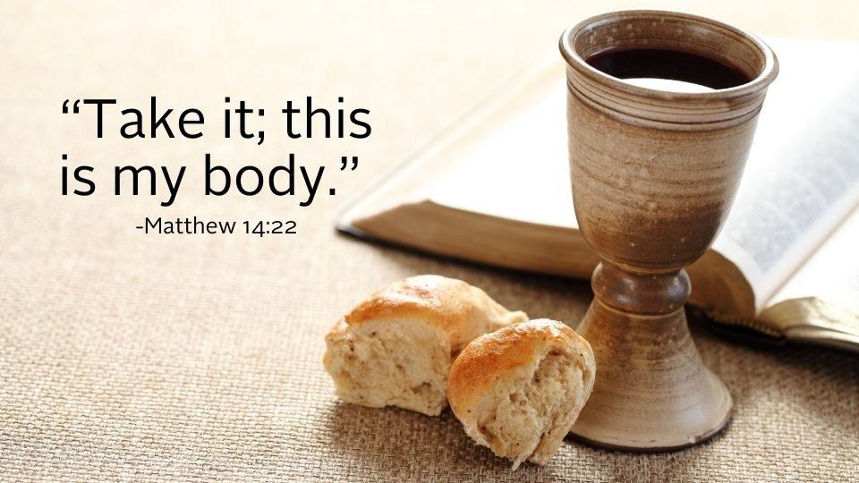 image of eucharist for weekly reflection