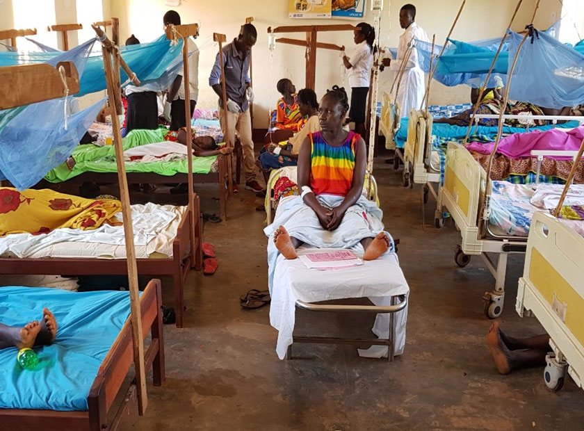 The previous maternity ward at St. Therese Hospital in Nzara, South Sudan.