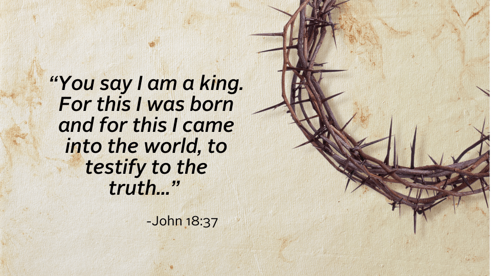 crown of thorns and bible quote