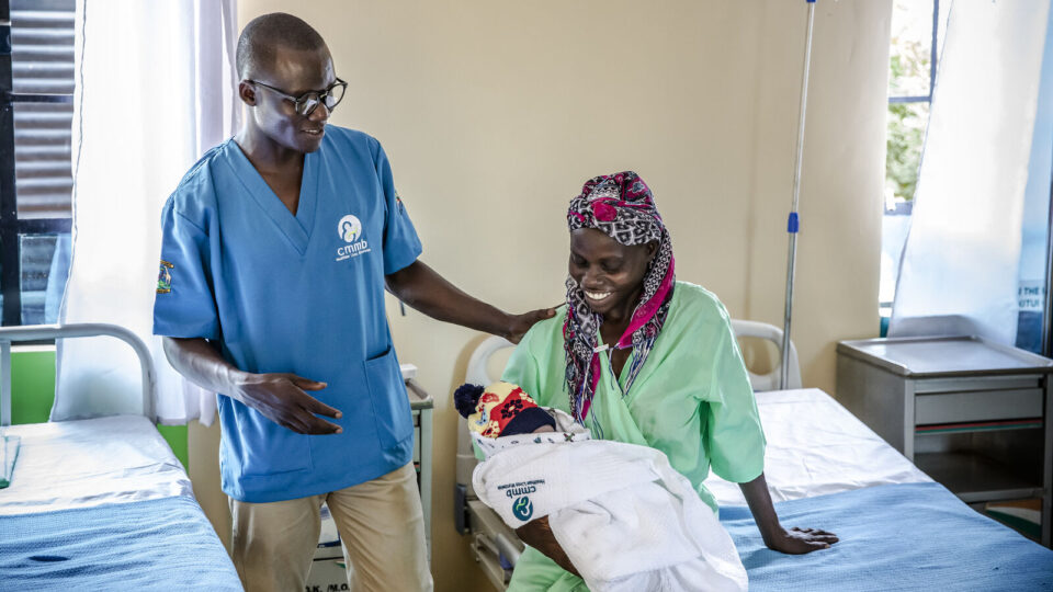 A patient receives care at the newly-opened maternity ward in Kenya_June2022