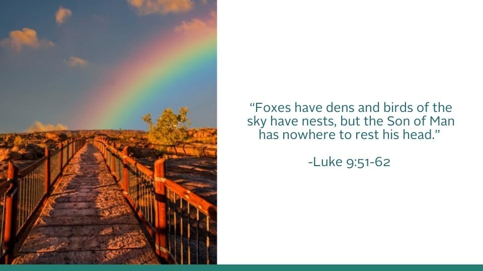 Weekly reflection image featuring quote from the bible_June2022