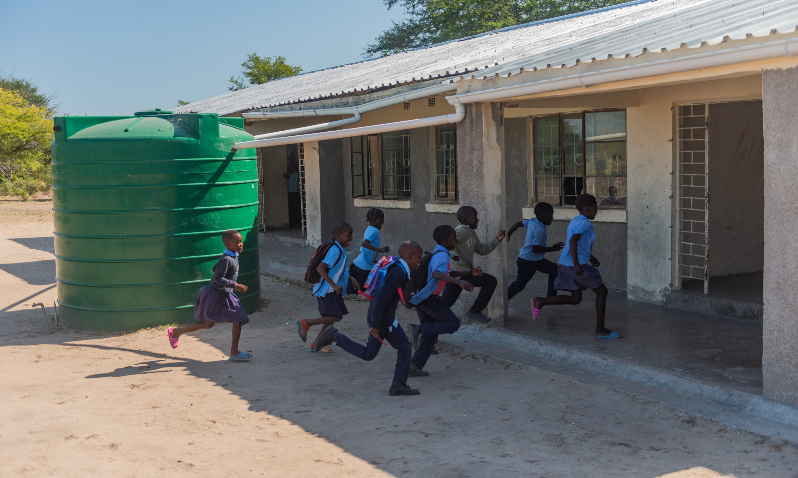 Rain harvesting tank_Zambia_Aug2022