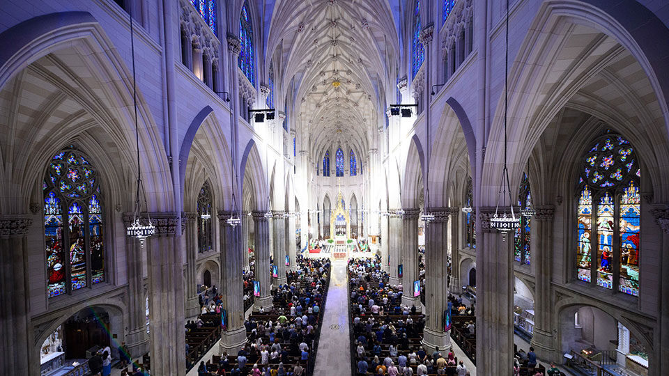 St. Patrick's Cathedral filled with friends and family to celebrate CMMB's 110 anniversary mass_Sept2022