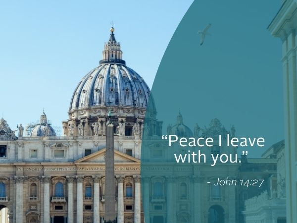 Weekly Reflection image May 25 2025 Weekly reflection image. Today we reflect on peace.