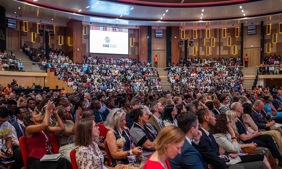 Audience-attending-the-opening-session-of-the-13th-IAS-Conference-on-HIV-Science. Audience attending the opening session of the 13th IAS Conference on HIV Science.