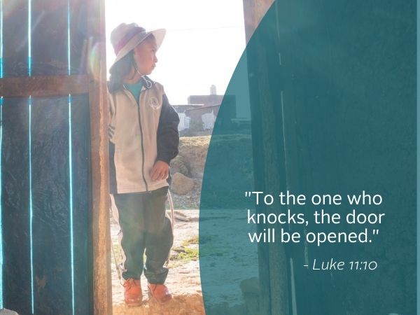 Weekly Reflection featuring quote from the bible. Today we reflect on acting in faith.