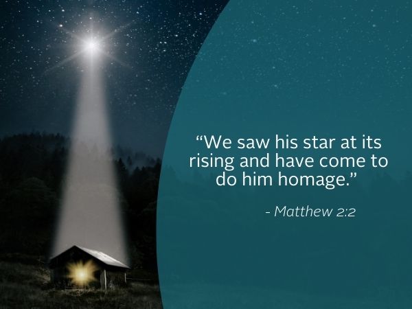 WR Image 1.04.25 Weekly reflection graphic featuring quote from the bible. Today we reflect on signs.