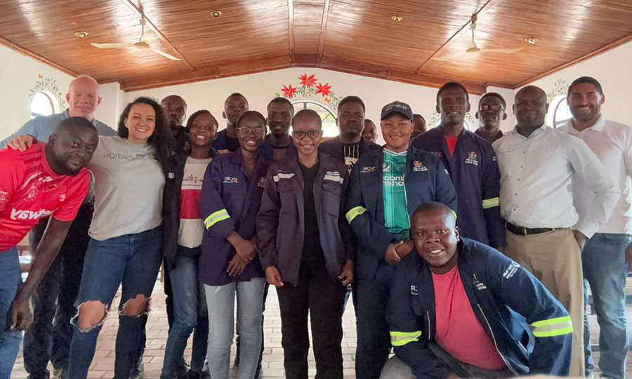 TRIMEDX-Volunteer-Team_A2HealthZ-and-CMMB- TRIMEDX Volunteer Team joins A2HealthZ and CMMB.