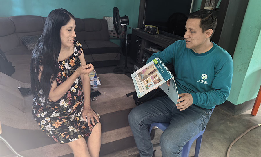 Eugenia visited by CMMB physiologist Dr. Pedro