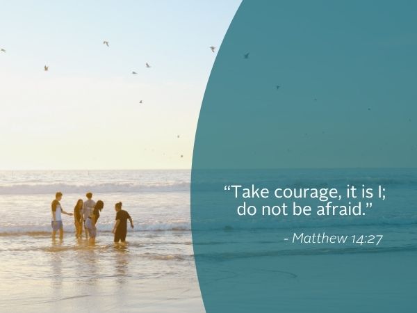 Weekly Reflection graphic featuring quote from the bible.