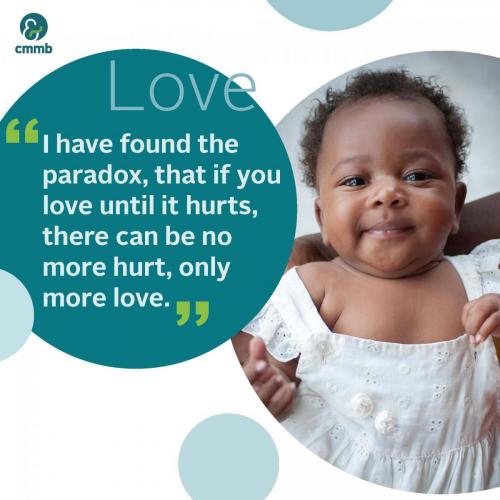 Mother Teresa quote_Love_I found the paradox, that if you love
