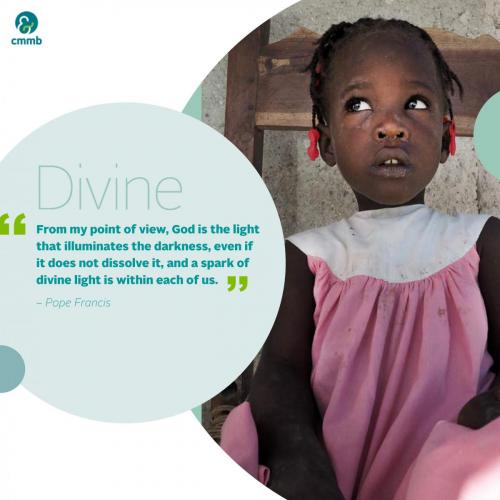 Pope Francis quote_Divine_From my point of view, God is the light