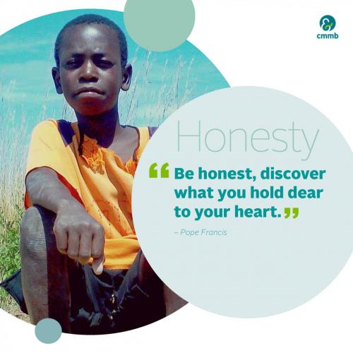 Pope Francis quote_Honesty_Be honest, discover what you hold dear to your heart