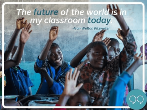 The future of the world is in my classroom today.