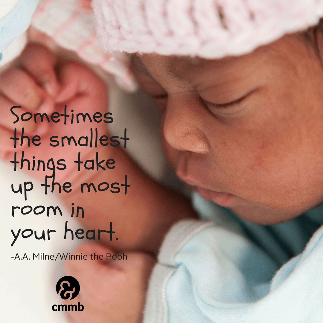 Sometimes the smallest things take up the most room in your heart. 