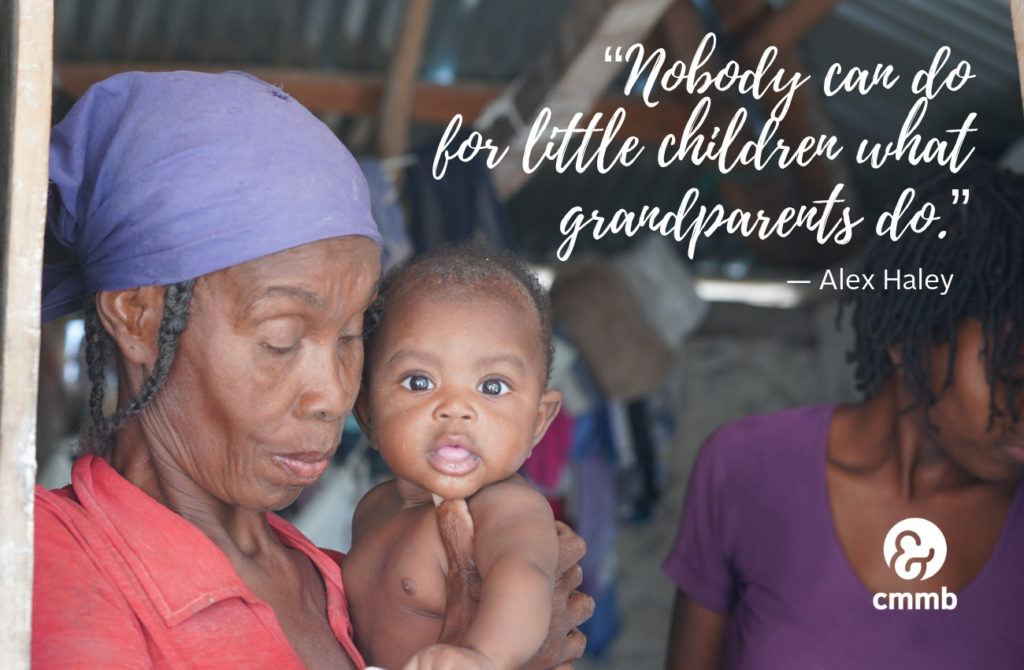 Nobody can do for little children what grandparents do. 
